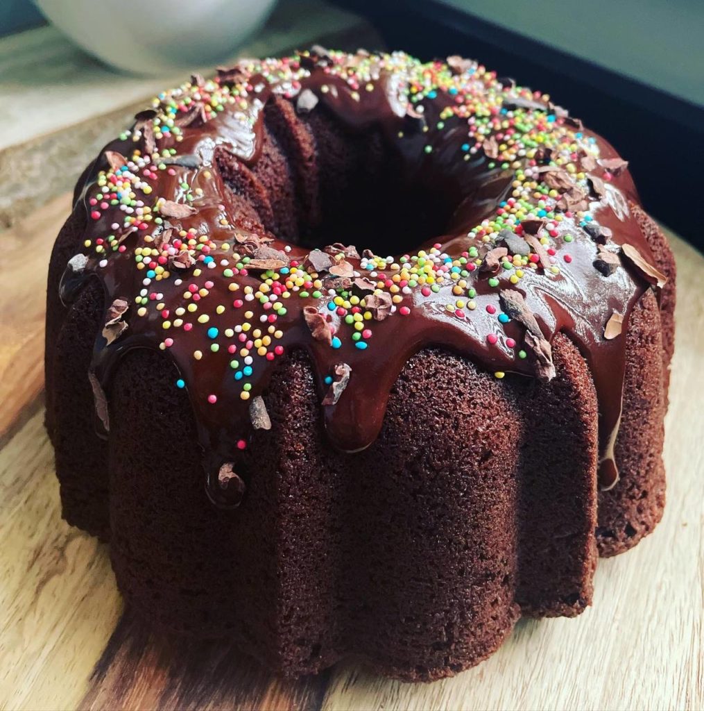 Chocolate Bundt Cake with Chocolate Ganache